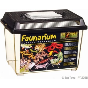 EXO TERRA FAUNARIUM / ALL-PURPOSE TERRARIUM - пластмасов универсален терариум за влечуги, земноводни, мишки, паякообразни и насекоми, 23 x 15, 5 x 17 см, ГЕРМАНИЯ - PT2255