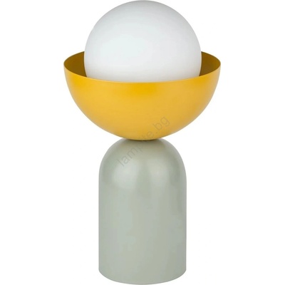 OSRAM - Настолна лампа DECOR BOWL 1xE14/25W/230V зелена/жълта (P227618)