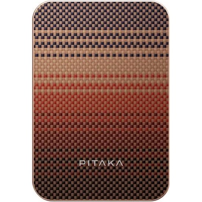 PITAKA Magsafe Външна Батерия, PITAKA Aramid Fiber Magnetic Qi2 Sunset, Кафяв (PBQ2402)