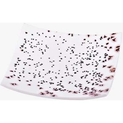 Preciosa Skleněný spékaný talíř Dalmatian 230x230 mm