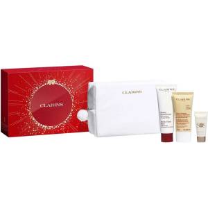 Clarins Комплект Radiance Care, с несесер, 3 части