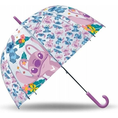 Kids Euroswan Ruční průhledný deštník Stitch