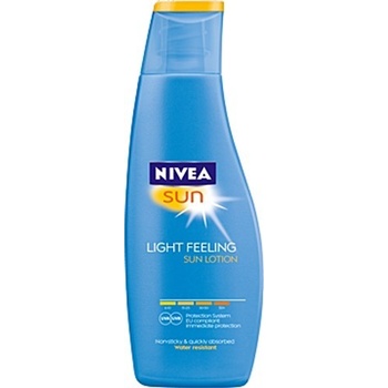 Nivea Sun Light Feeling lehké pečující mléko na opalování SPF30 200 ml