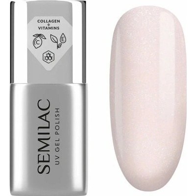 Semilac Collagen Base Milky Shine stavebná báza s kolagénom 7 ml