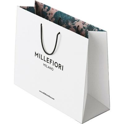 MM MILLEFIORI MILANO - Stredná papierová taška