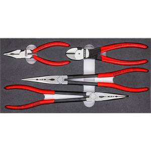 KNIPEX Комплект kfz с инструменти 4 бр knipex 13357 (00 20 01 v16)