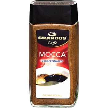 Grandos Безкофеиново разтворимо кафе на прах Грандос mocca Стъклен буркан 100гр