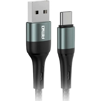 USB kabel USB-A / USB-C 3A 100cm opletený