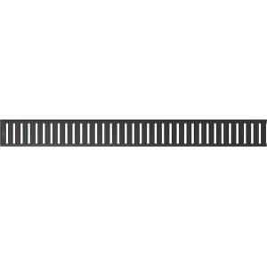 Alcadrain Капак за сифон за душ Alcaplast Pure Black 65 см, матово черен (PURE-650BLACK)