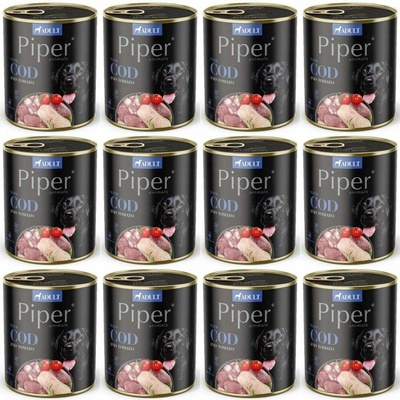 Dolina Noteci Piper Adult s treskou a rajčaty 12 x 800 g