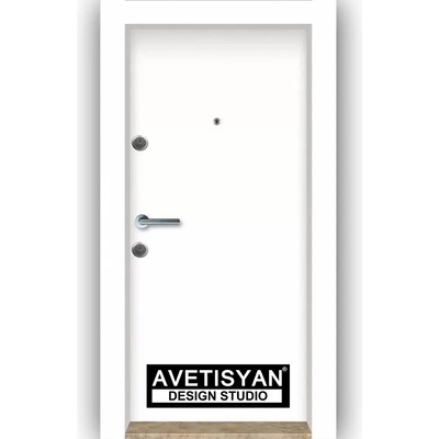 Haska Блиндирана врата Outdoor Композит Стар 12 Бяла (цена без монтаж)