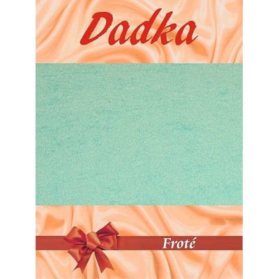 Dadka Froté prostěradlo světle tyrkysové 180x200x15