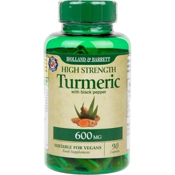 Holland & Barrett High Strength Turmeric 600 mg | With Black Pepper [90 капсули]