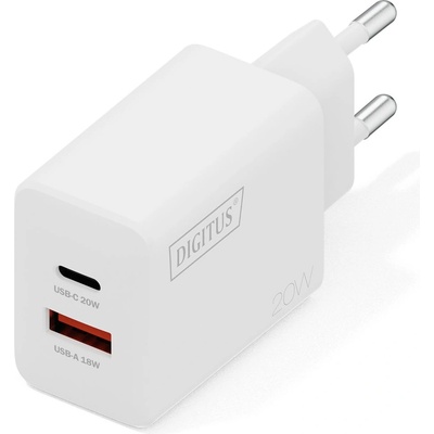 ASSMANN DA-10300 20W USB зарядно устройство, бяло (DA-10300)