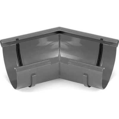 Bryza PVC vnitřní nastavitelný roh 120° – 145° 75 mm RAL 7021 grafit