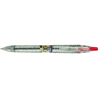 Pilot Пилотен химикал с/клик B2P Ecoball среден червен (PUJ621604)