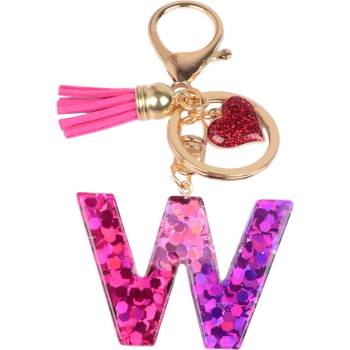 HARAHU Ключодържател Азбука - w / Розова / Сърце kp37991 (37991)