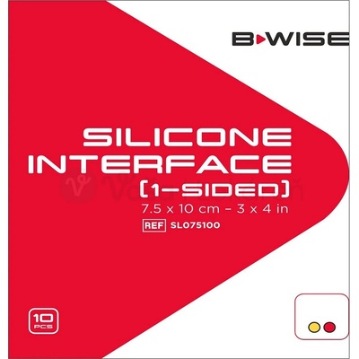 Bwise Krytie na rany silikónové 7,5 x 10 cm 10 ks