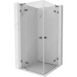 Mexen Lunar L Duo окачена душ кабина 95 x 95 см, прозрачна, тъмно сив метал - 834L-095L-095P-95-00 (834L-095L-095P-95-00)