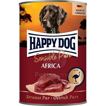 Happy Dog Sensible Pure Africa - Щраусово месо в консерва 6 x 400 г