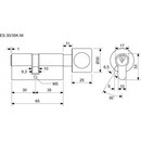 Cylindrické vložky Richter Euro Secure ES.30/35K.NI