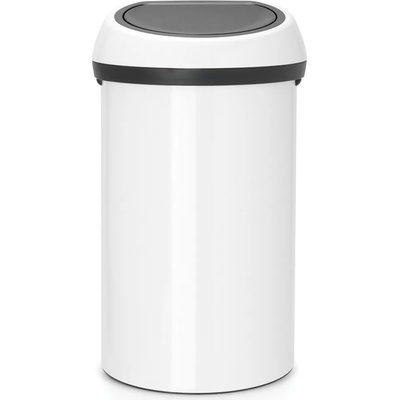 Brabantia Кош за отпадъци Brabantia - Touch Bin, 60 l, White (647246)