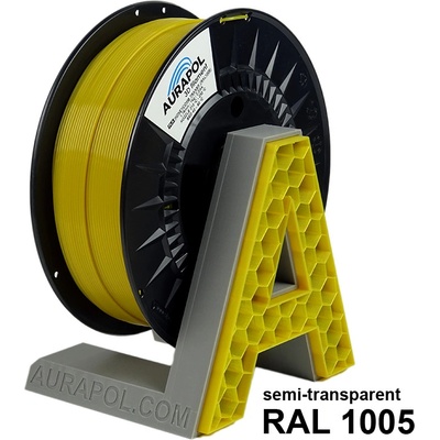Aurapol PLA Medová čiastočne transparentná 1,75mm 1kg