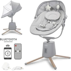 Lorelli Premium Електрическа люлка-шезлонг 2в1 STORKY GREY