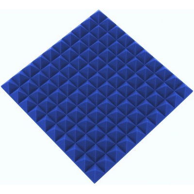 ProfiGaráž Akustický panel pyramída 50x50x5cm modrá