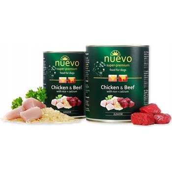 Nuevo Dog Junior Chicken & Beef 800 g