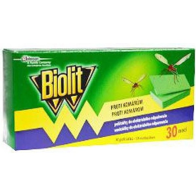 Biolit náhradní náplň polštářky proti komárům 30 ks