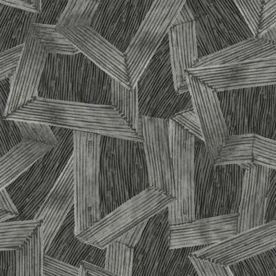 A.S. Création 65794 Vliesová tapeta Line & Leaf CrissCross čierna 10,05x0,53 m