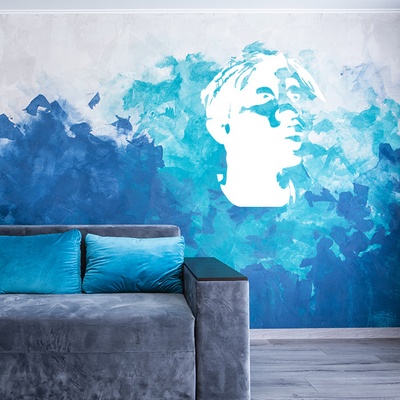 SABLIO Samolepka na zeď 2Pac rozměry 72x90 cm – Hledejceny.cz