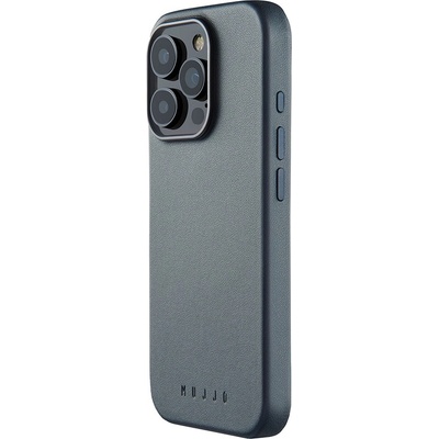 Mujjo Био кожен кейс с MagSafe за iPhone 16 Pro Max - Mujjo MaizCase Bio Leather MagSafe Case (син) (MUJJO-CL-058-SB)