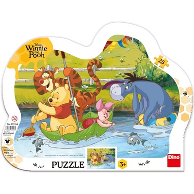 Dino Macko Pú na plavbe kontúra 25 dielov