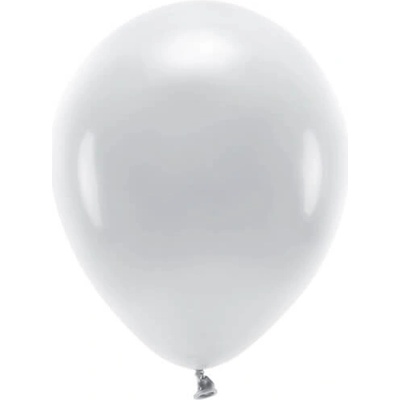 PartyDeco EKO balónek pastelový ŠEDÝ, 26 cm