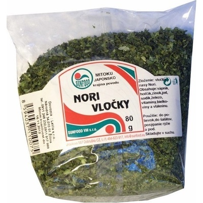 Sunfood Nori green vločky 80 g