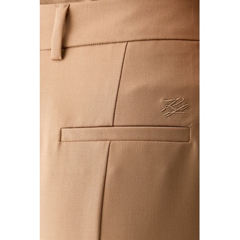 Karl Lagerfeld официален панталон дамски с вискоза (B3W10085)