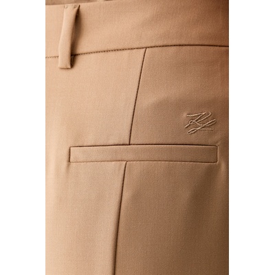 Karl Lagerfeld официален панталон дамски с вискоза (B3W10085)