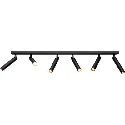 Kaspa Закачалка с летва Roll шест елемента с черен конектор черна (50924602)