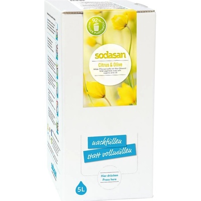 Sodasan tekuté mýdlo na ruce Citron oliva 5 l