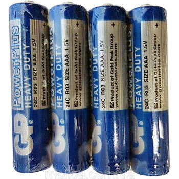Image 1 of GP Batteries Цинк карбонова батерия gp r03 aaa 4 бр. 1.5v (gp-bm-r03-4pk)