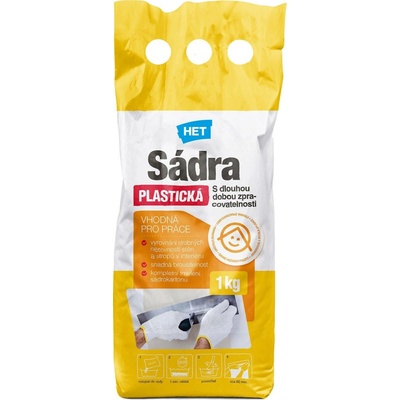 Sádra plastická HET 1 kg