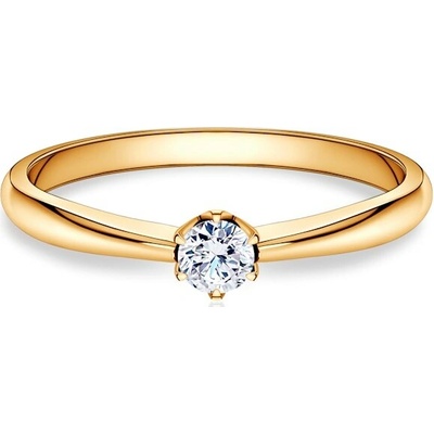 Savicki Zásnubný prsteň žlté zlato diamant SAV MIN9 D2 ZZ