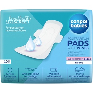 Canpol Следродилни превръзки - дневни с крилца 10 бр h (78/007c)