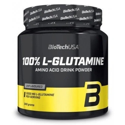 BioTechUSA 100% L-Glutamine, 240 Grams