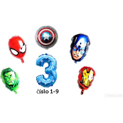 amscan Fóliové balónky sada Avengers