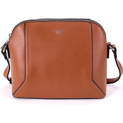 David Jones malá pevná crossbody kabelka CM5941 hnědá