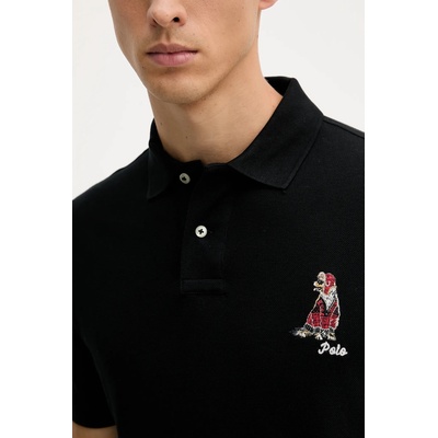 Памучна тениска с яка Polo Ralph Lauren (710P00095)