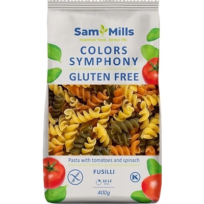 Sam Mills Barevné těstoviny Vřetena bez lepku 400g